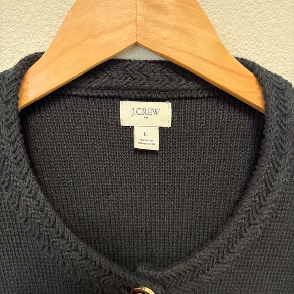 J. Crew Factory Black Cardigan Sweater - Picture 6 of 7